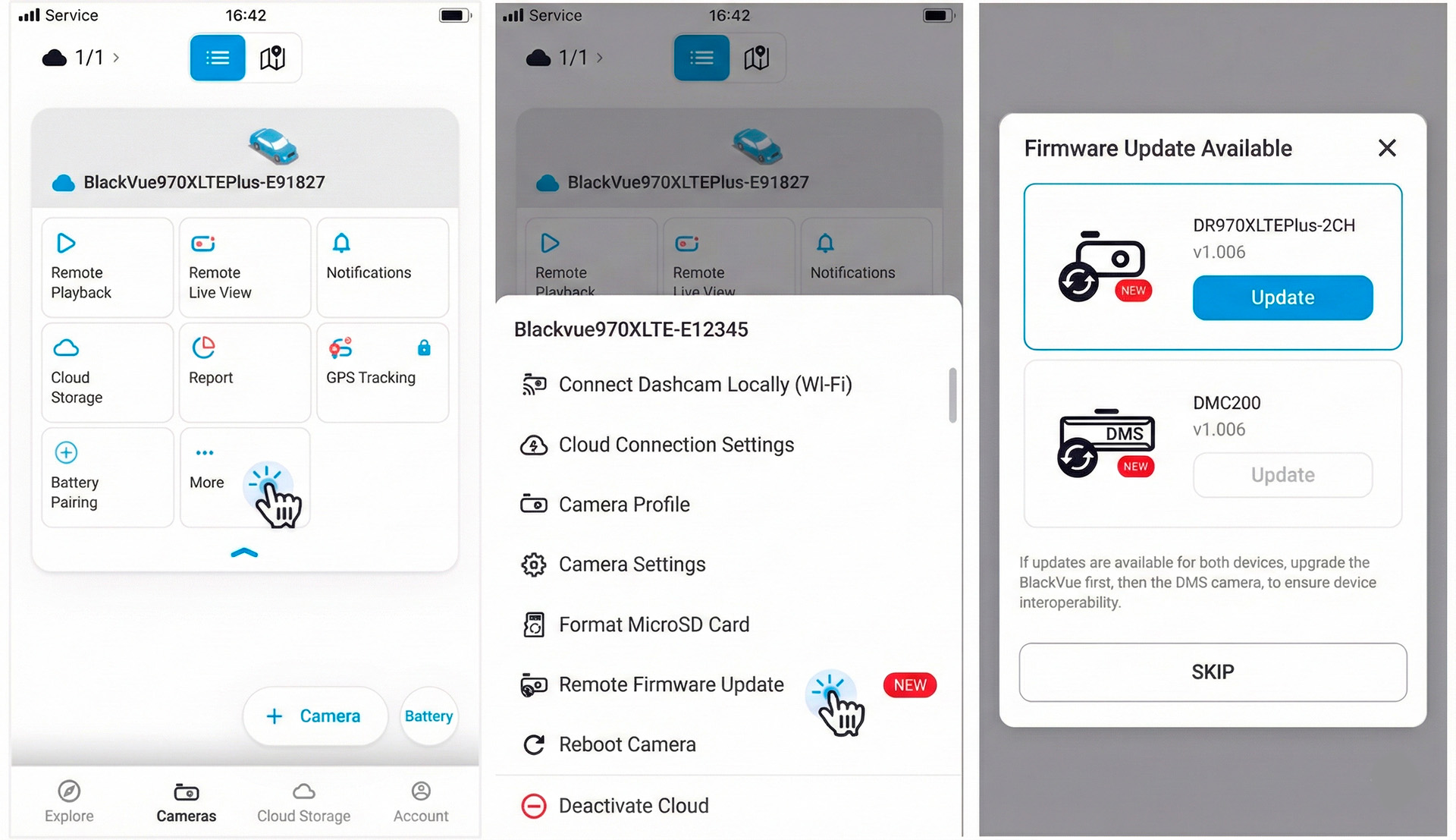 FOTA – kontrola dostupnosti aktualizace